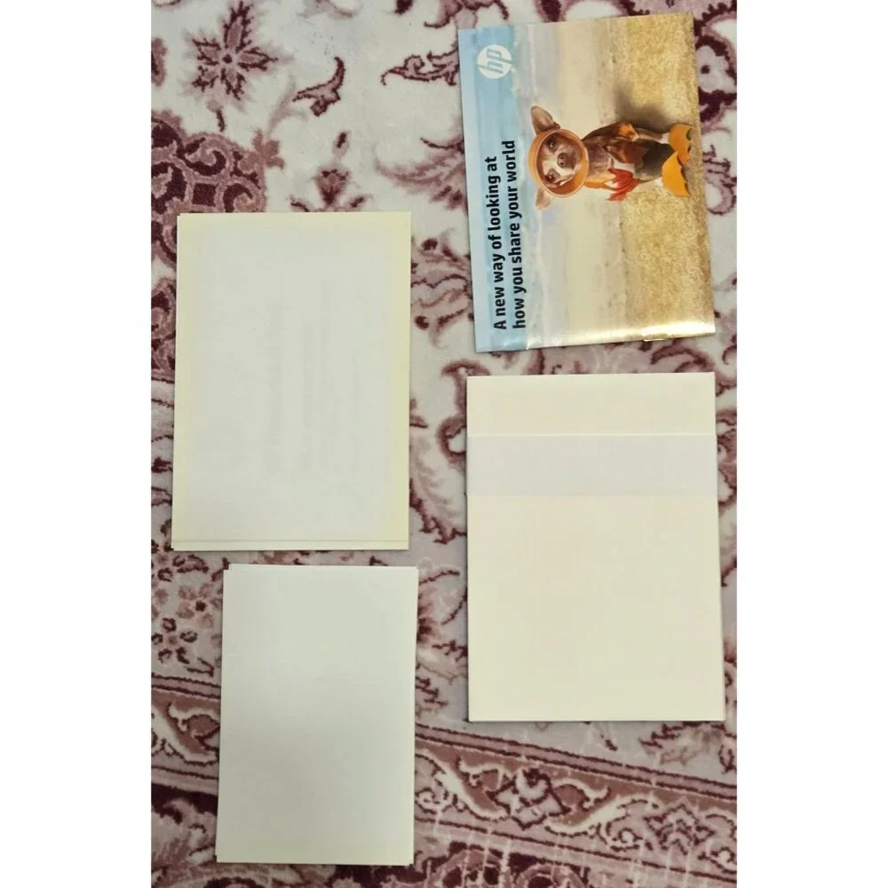 HP Photo Card Pack 5x7 Paper w/ Envelopes (10) 4x6 Paper (5) SF791A Glossy